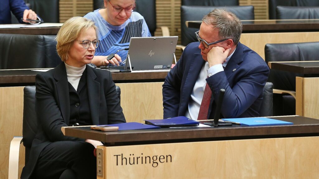 Katja Wolf und Mario Voigt (Archiv)