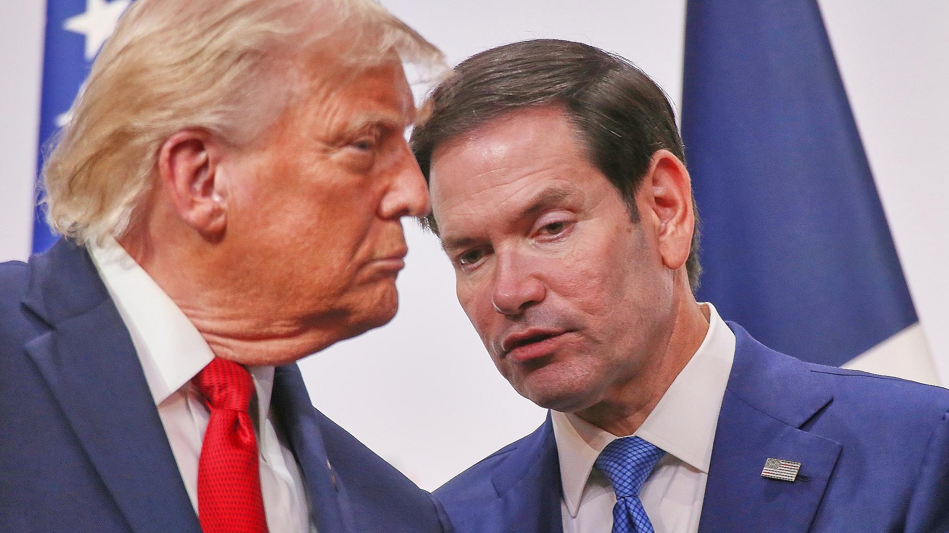 USA laden Putin zu G20-Gipfel nach Miami ein 1 Donald Trump und Marco Rubio (Archiv)