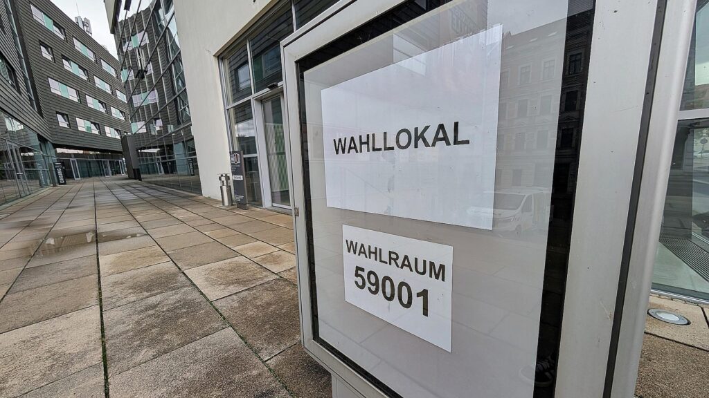 Wahllokal für die Landtagswahl 2026 in Sachsen-Anhalt