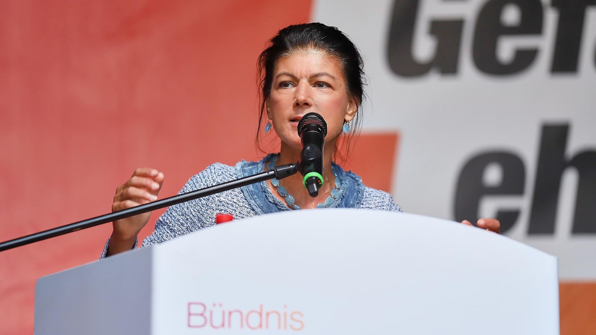 Wagenknecht: Brandmauer führt AfD zur absoluten Mehrheit 1 Sahra Wagenknecht (Archiv)