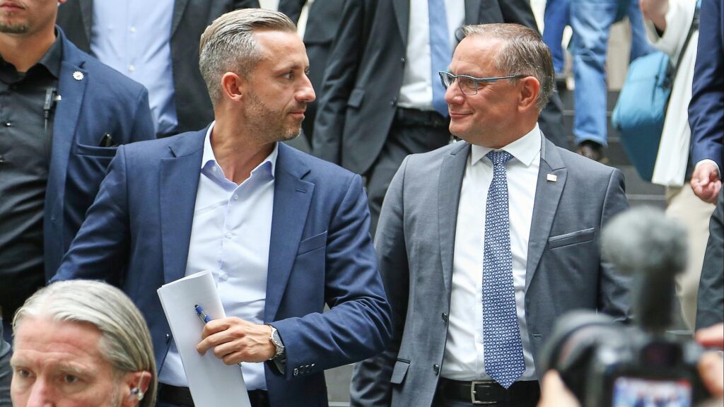 Ulrich Siegmund und Tino Chrupalla am 07.09.2026