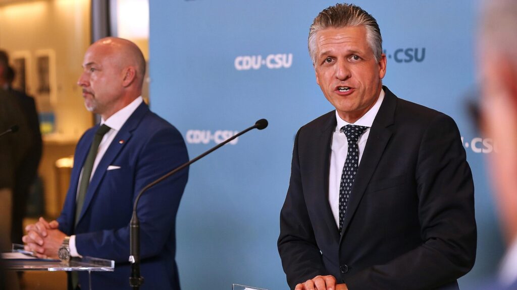 Alexander Hoffmann und Thorsten Frei am 07.09.2026