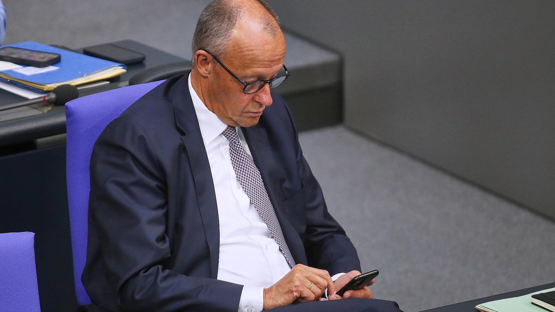 Merz sagt Telefonat mit Trump ab 1 Friedrich Merz am 08.09.2026