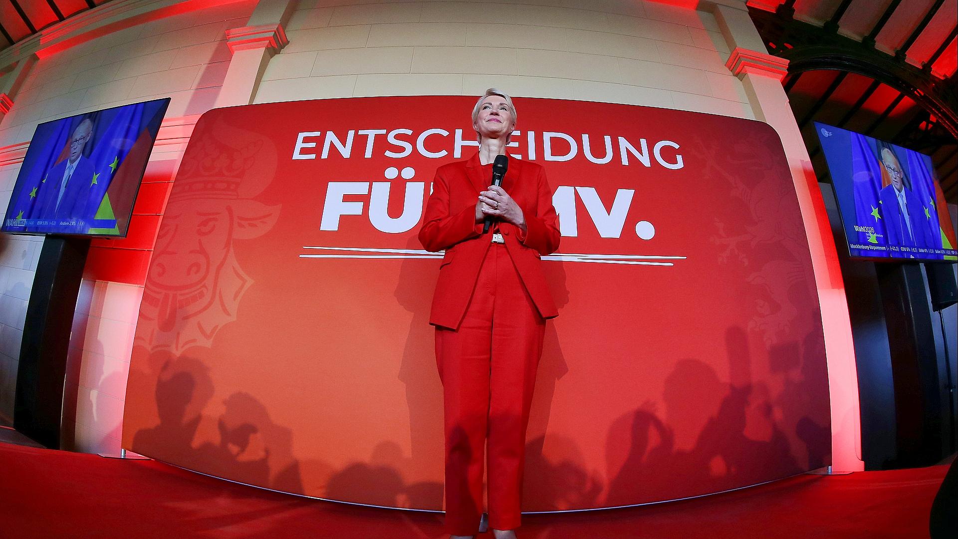 Schwesig jubelt über "Aufholjagd" in Mecklenburg-Vorpommern 1 Manuela Schwesig am 20.09.2026