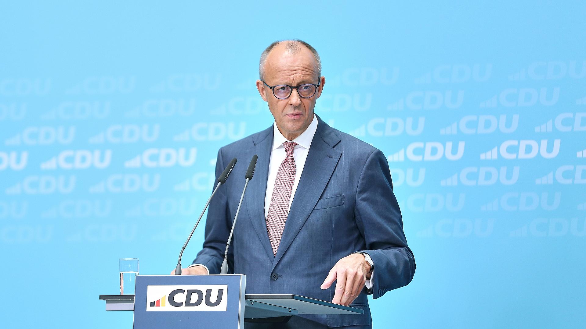 Merz weist Alleinverantwortung für Wahldebakel zurück 1 Friedrich Merz am 21.09.2026