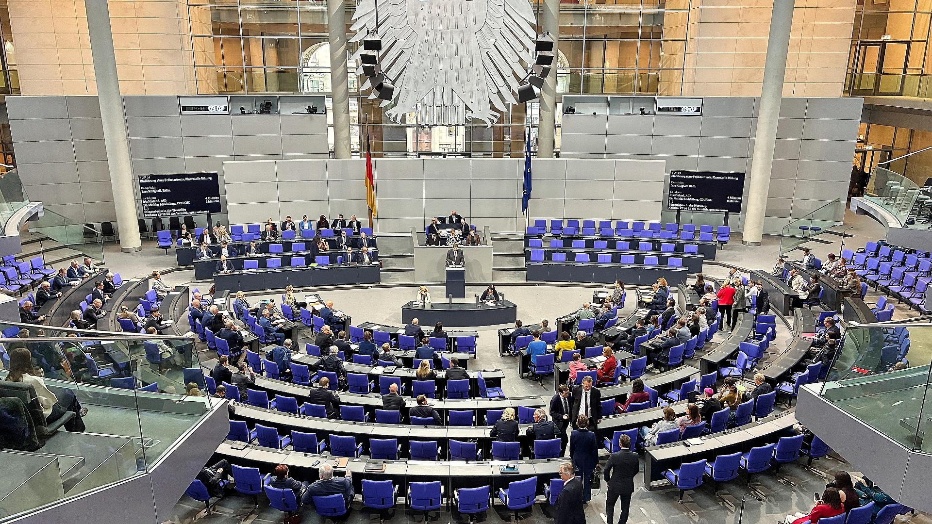 Bundestagssitzung am 25.09.2026