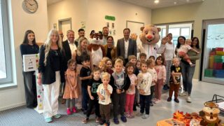 Kita-Kinder basteln Biber für Heimatshoppen-Aktion in Eppelborn
