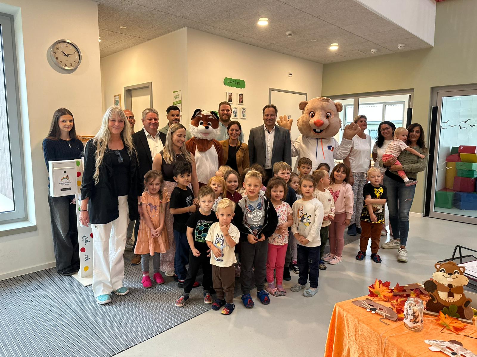 Kita-Kinder basteln Biber für Heimatshoppen-Aktion in Eppelborn 1 Aktuelles aus Eppelborn | Bild: Gemeinde Eppelborn Biber lieben kurze Wege – Kita Humes bastelt für Heimatshoppen