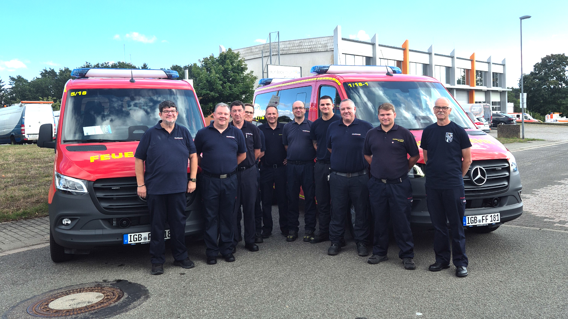 Feuerwehr St. Ingbert nimmt neue Fahrzeuge in Dienst 1 Aktuelles aus St. Ingbert | Bild: Stadt St. Ingbert Feuerwehr St. Ingbert nimmt neue Fahrzeuge in Dienst