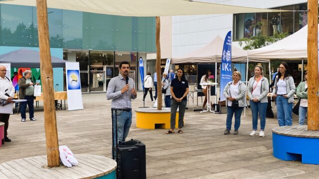 „Memory Walk“ informiert zum Welt-Alzheimertag in Homburg 5 Aktuelles aus Homburg „Memory Walk“ machte auf Thema Demenz aufmerksam: Beigeordneter Philipp Scheidweiler beteiligte sich am Partnerschaftstermin