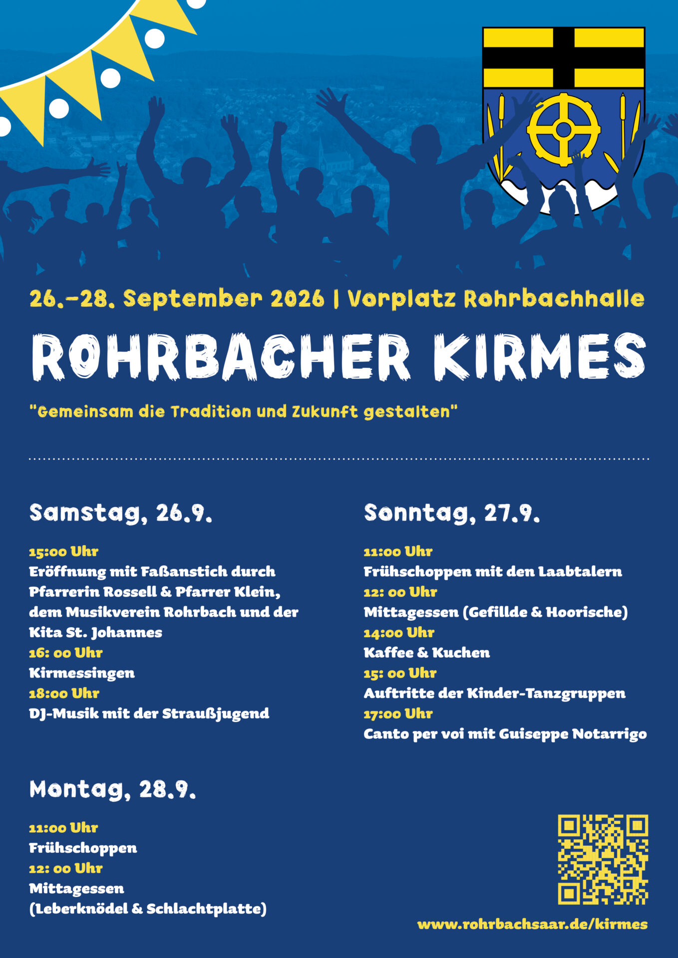 Rohrbacher Kirmes 2026 findet Ende September statt 1 Aktuelles aus St. Ingbert | Bild: Stadt St. Ingbert Rohrbacher Kirmes 2026