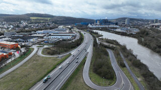 A620: Nachtarbeiten an Schutzeinrichtungen zwischen Völklingen Ost und Saarbrücken-Gersweiler