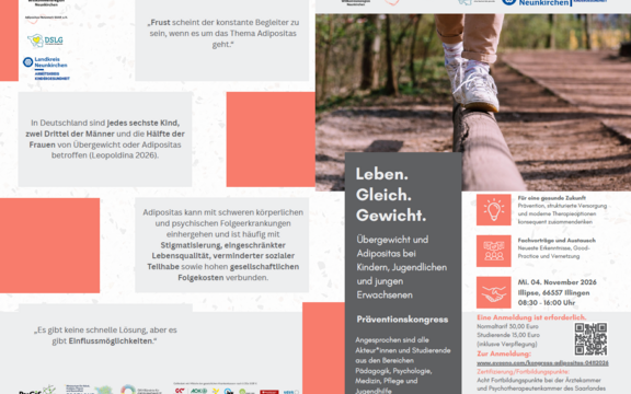 Präventionskongress zu Adipositas bei jungen Menschen am 4. November in Illingen 3 Aktuelles vom Landkreis Neunkirchen | Bild: Landkreis Neunkirchen image-7701
