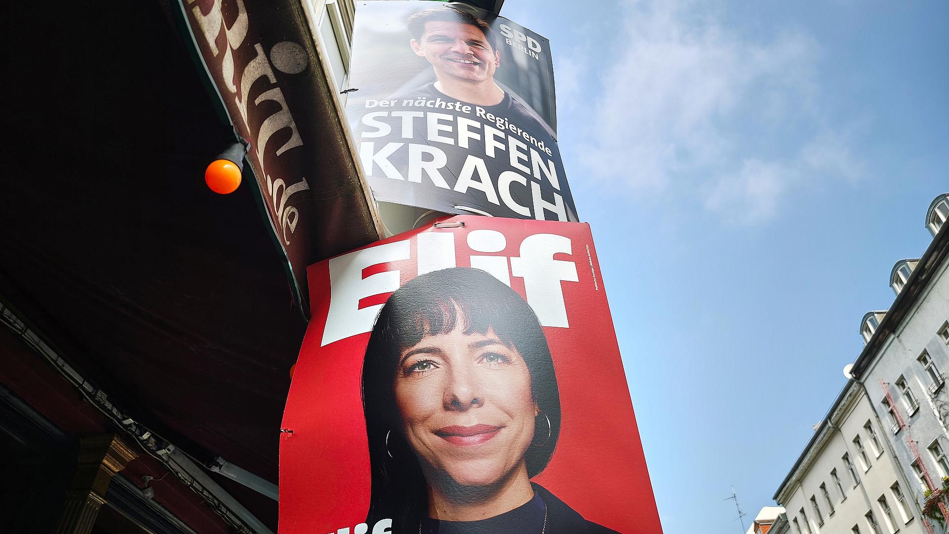 Wahlplakate mit Steffen Krach