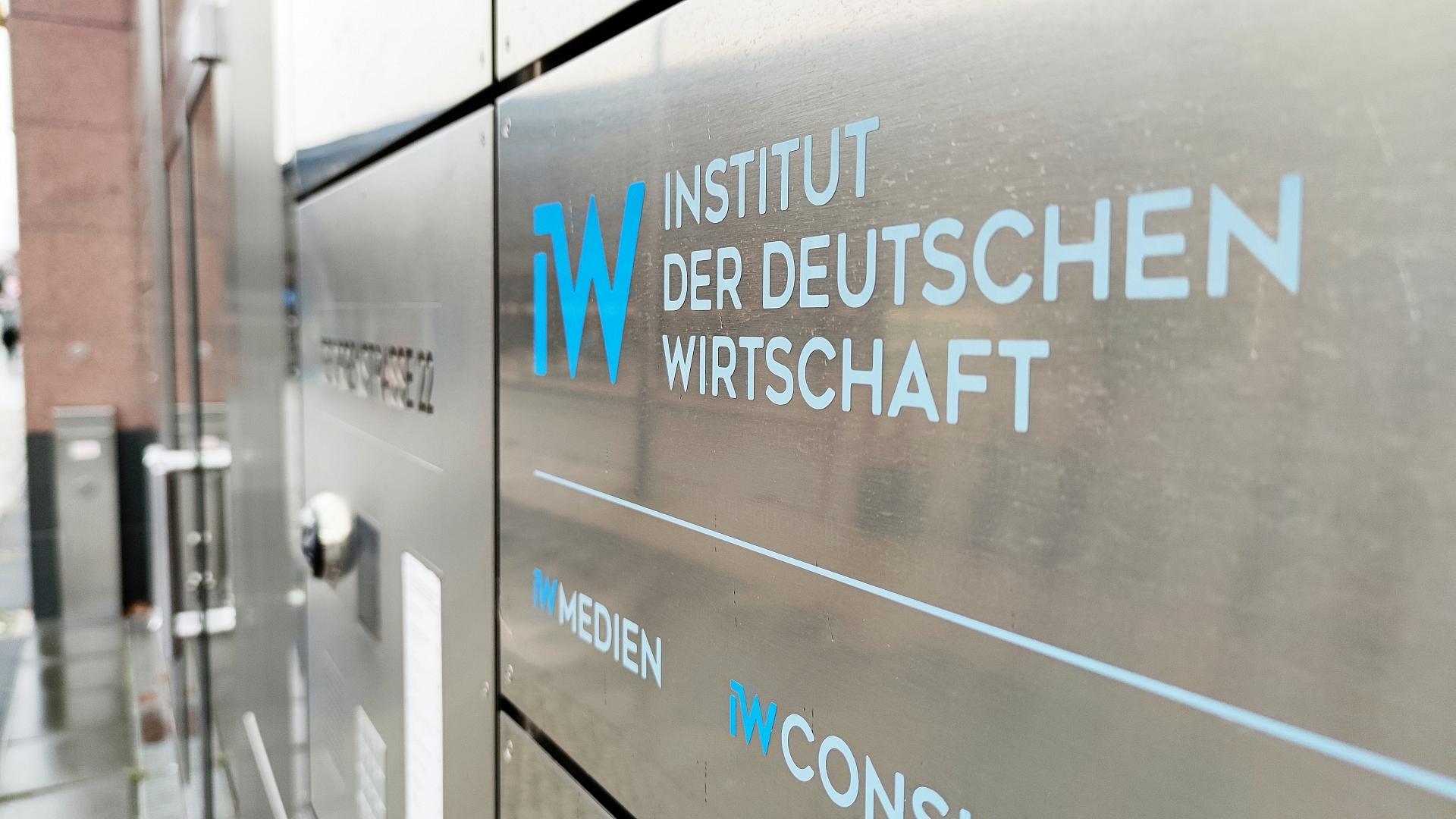 IW-Studie: Ost-Wirtschaft holt seit fünf Jahren nicht mehr auf 1 Institut der deutschen Wirtschaft (IW) (Archiv)