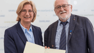 Saarländischer Verdienstorden für Hans Bollinger aus Gersheim