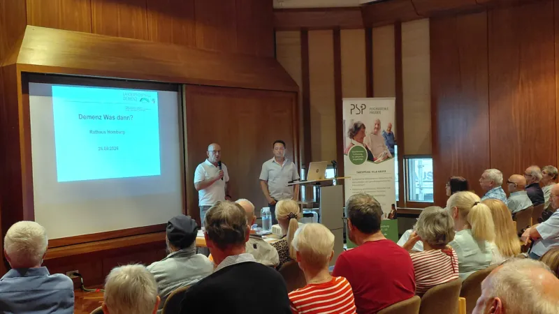 Homburg: Fachvortrag zu Demenz und Pflegealltag im Rathaus 4 Homburg: Fachvortrag zu Demenz und Pflegealltag im Rathaus