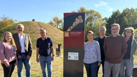 Fürstinnengrab im Kulturpark Bliesbruck-Reinheim erhält SR-Plakette mit QR-Code