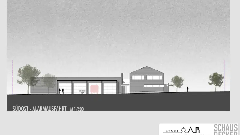 Feuerwehrgerätehaus Oberwürzbach: Vorplanung für Neubau vorgestellt 5 Aktuelles aus St. Ingbert Neubau des Feuerwehrgerätehauses Oberwürzbach: Vorplanungen vorgestellt