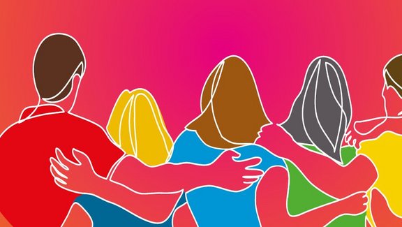 Argumentationstraining gegen Stammtischparolen in Püttlingen 2 Aktuelles vom Regionalverband Junge Menschen umarmen sich