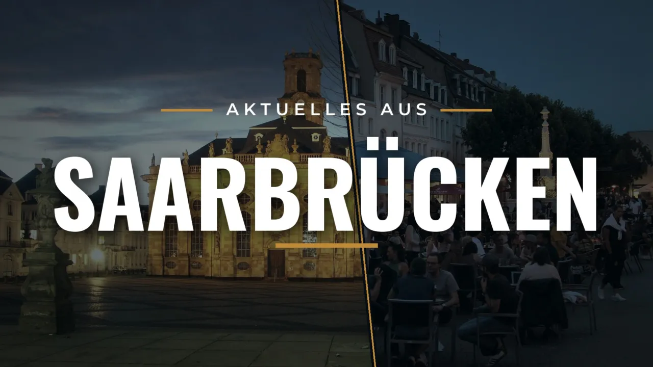 Saarbrücken: Ludwigskirche abends V2, 2020 07 StJohannerMarkt