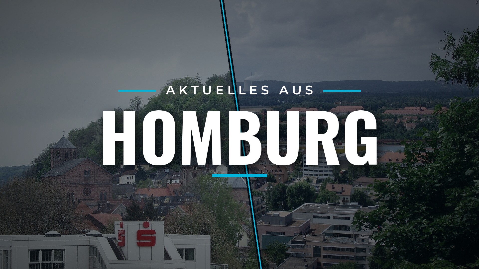 Gerberstraße in Homburg am 14. Oktober voll gesperrt 1 Homburg: Homburg (Saar), Homburg Blick vom Rathaus auf den Schlos